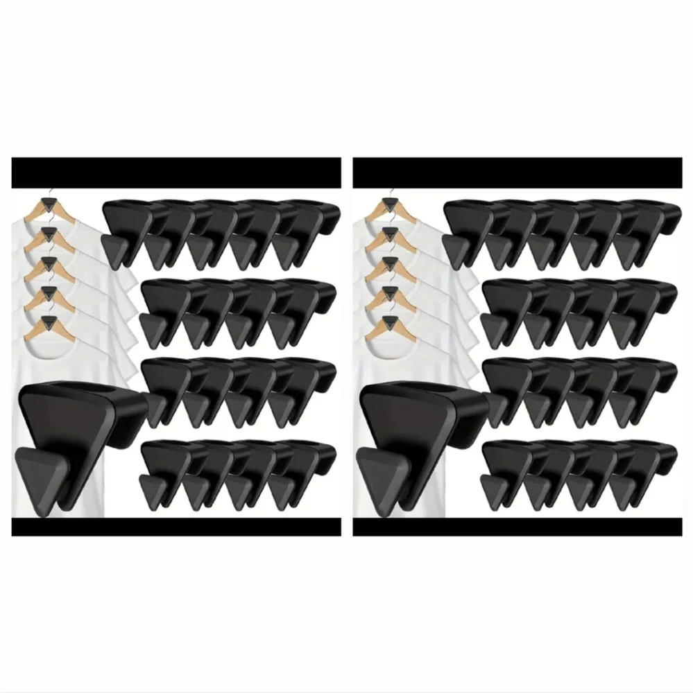 : 36 New Space saver Triangles Hanger Hooks Closet clothes Organizer